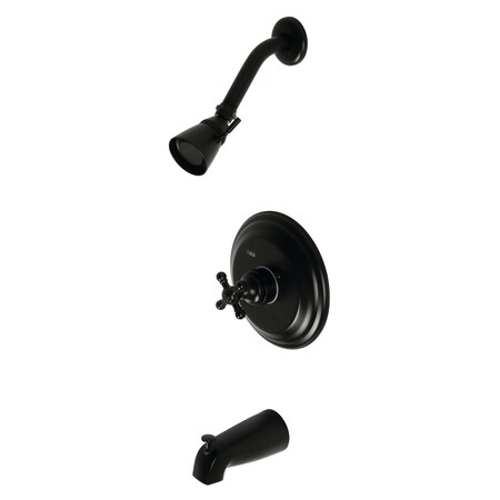 Metropolitan Tub and Shower Faucet, 3, Wall Mount, Matte Black KB2630BX